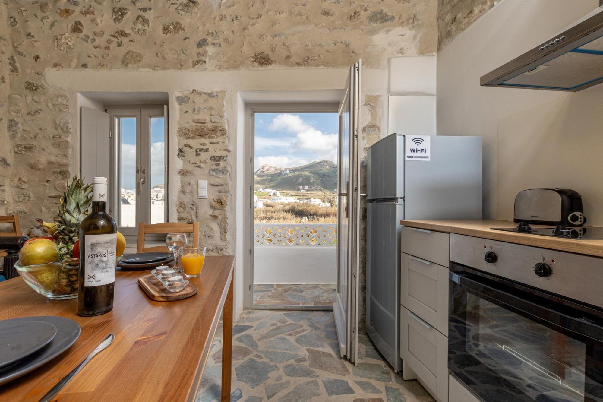 Appartement The White Stone House à Naxos City Extérieur photo